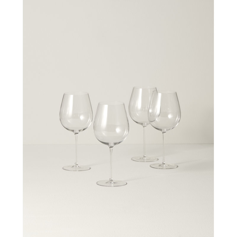 Signature Series Warm-Region 4-Piece Wine Glasses, 20