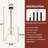 Southwest 1 - Light Matte Black/Gold Single Pendant-539006210