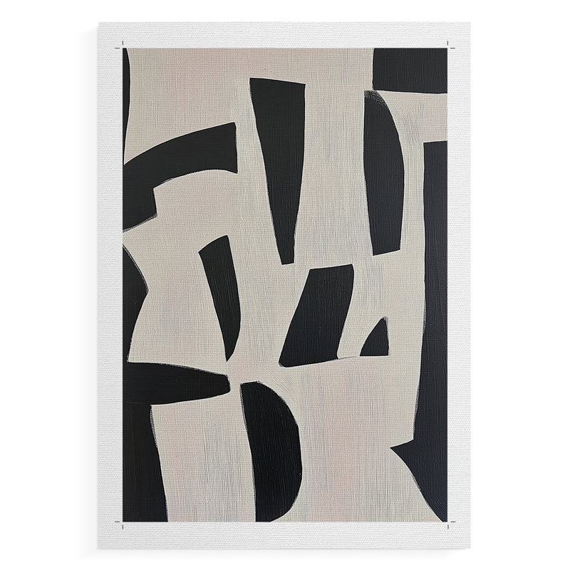 Série ABSTRACT DCII - Impression sur toile seulement - NON CADRE, H 18 po x l 12 po