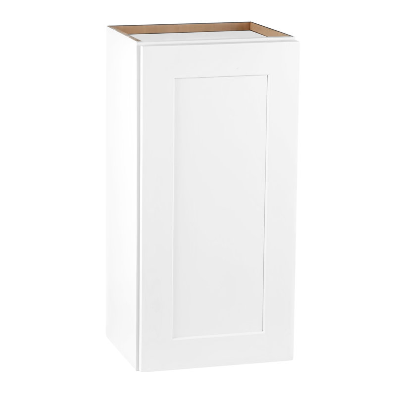 Armoire à portes simples blanche en bois massif pour la salle de bain, organisation de salon - 2 tablettes, l 12 po x P 12 po x H 36 po, shaker classique, mur imperméable fabriqué à partir d'espaces de cuisine réglables robustes et multifonctionnels