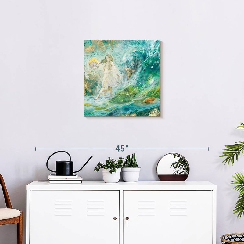 Kelan Wave Walker, 20" H x 20" W