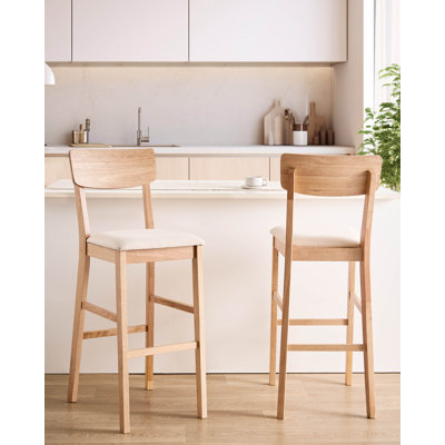 Yes Upholstered Bar Stool