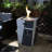 Concrete Fire Pit For Patio Propane - 20In Width, 2.2Inch Bowl Depth, Blue, 40000Btu Heat, Includes Rocks Outdoor Fireplace Gas, Adjustable Flame, Heat