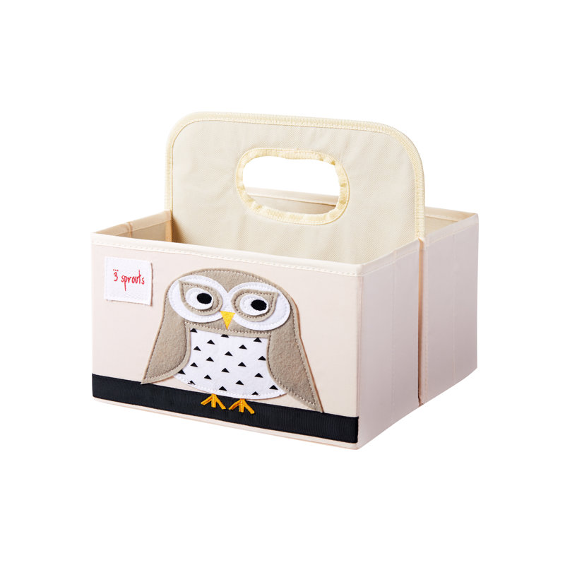Boîte pour engin en tissu hibou
