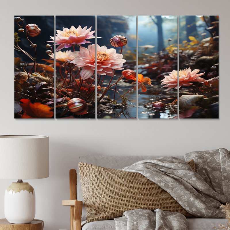 Traditional Plants & Flowers Wall Decor on Metal