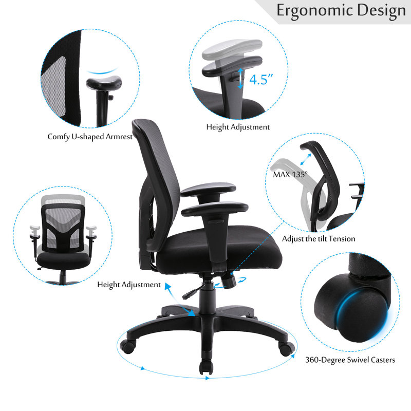 Chaise de bureau ergonomique