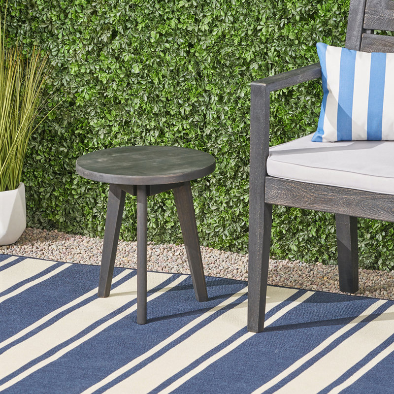 Table d'appoint Marina, Gris foncé