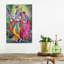 Krishna Radha, dieux indiens, impression sur verre acrylique-495328085