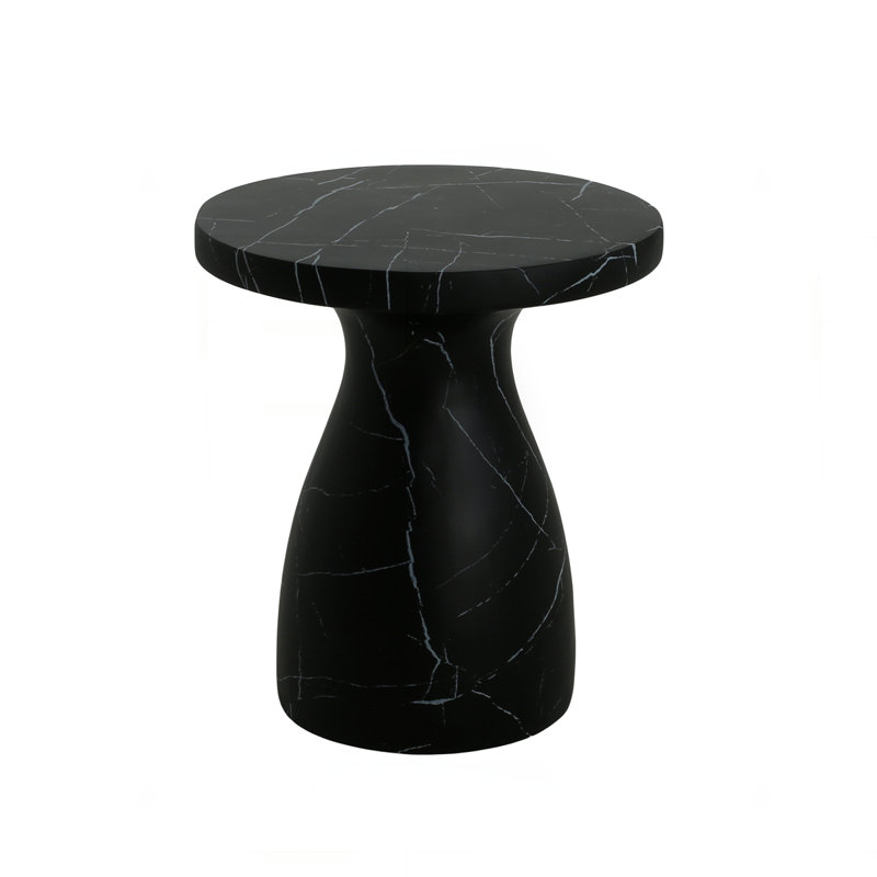 Outdoor Travertine MGO Side Table