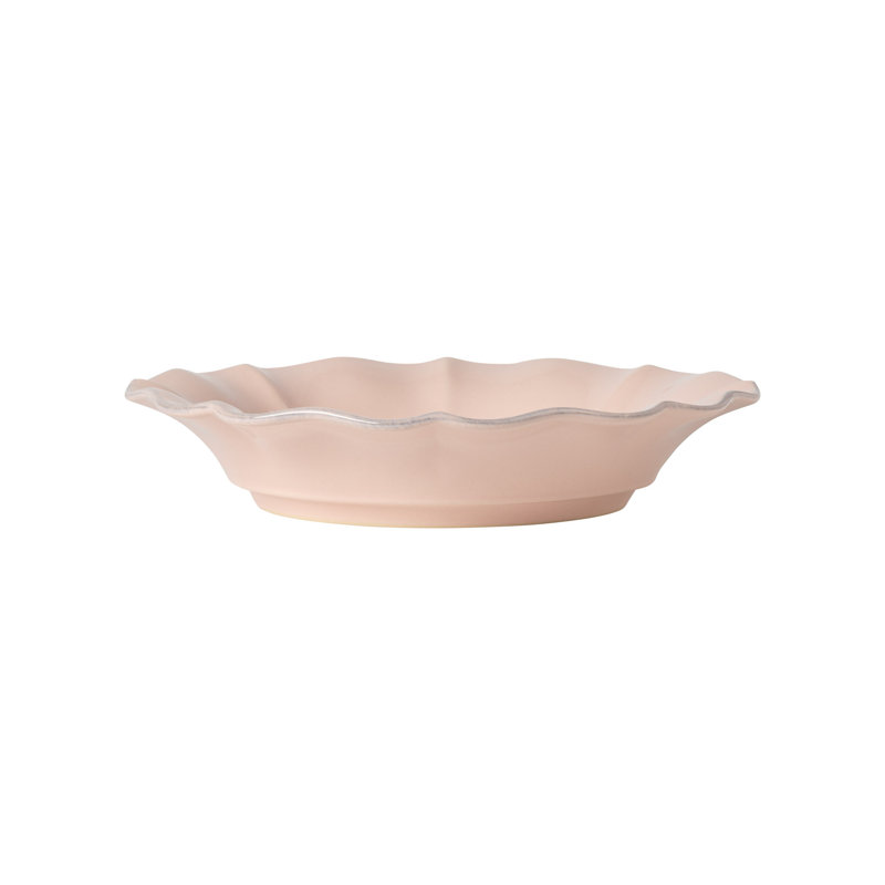 23 oz Rosa Assiette à pâtes en grès faite à la main