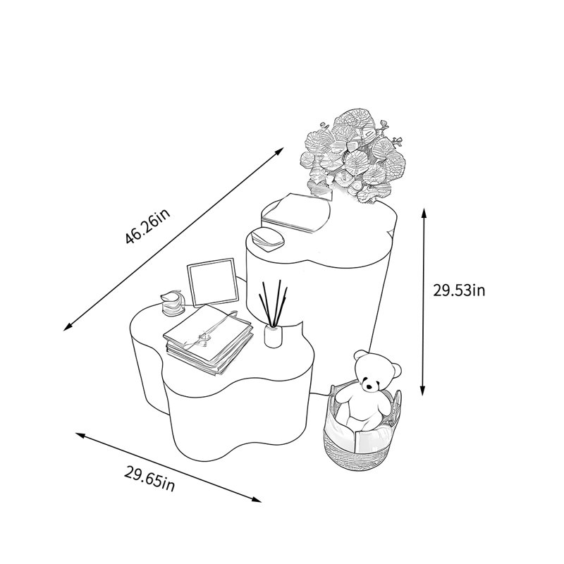 Table de présentation pour vêtements