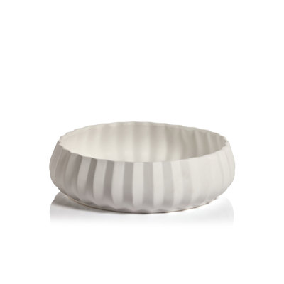Bol en céramique blanche Almina