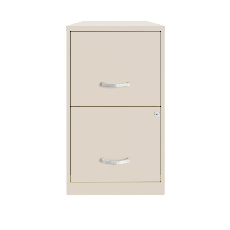 Stone 2-Drawer Lockable Vertical Metal File Cabinet