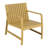 Holiday - 2-Piece Indoor/Outdoor Furniture Set 1 Chairs & 1 Coffee Tables Waterproof PP Material - Easy Assembly Patio Conversation Set (Yellow)-926004327