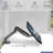 Single Monitor Height Adjustable Counterbalance Pneumatic Arm Desk Mount Stand, Classic, Universal VESA Fits Screens Up To 32 Inches