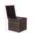 Wicker Patio Furniture Storage Box (Brown )
