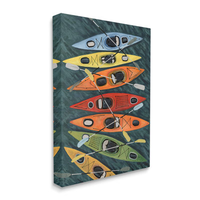 " Rainbow Hue Kayaks " by Michael Willett