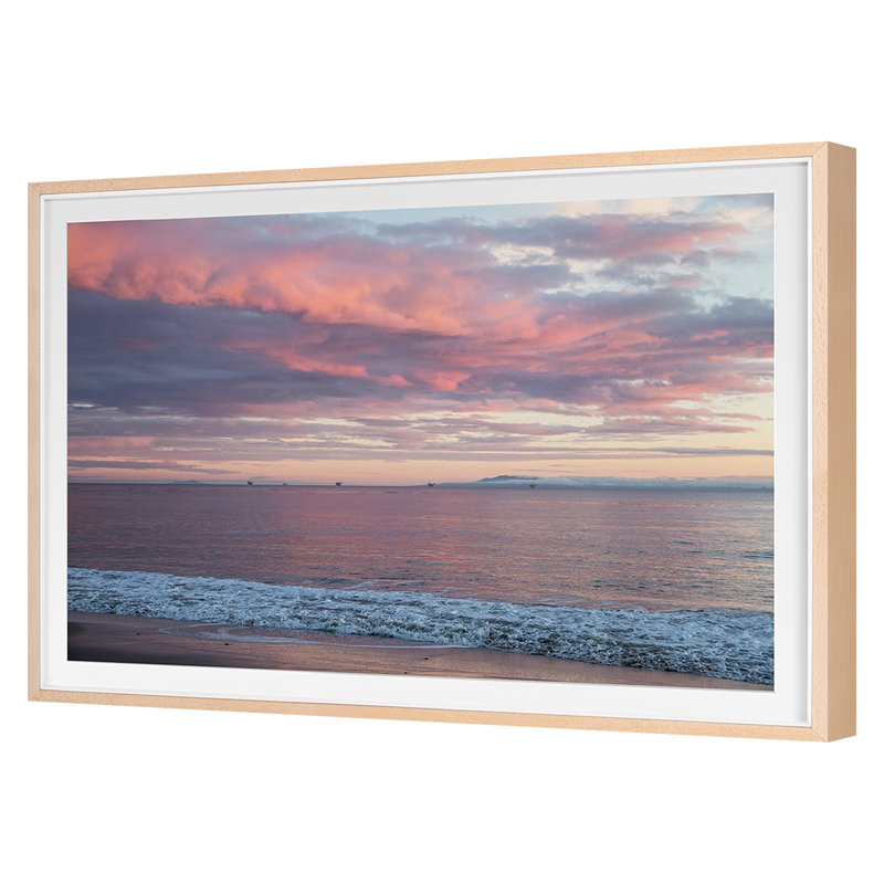 Butterfly Beach Print by Werder, Lillis, 18'' H x 25'' W, Maple Single Picture Framed
