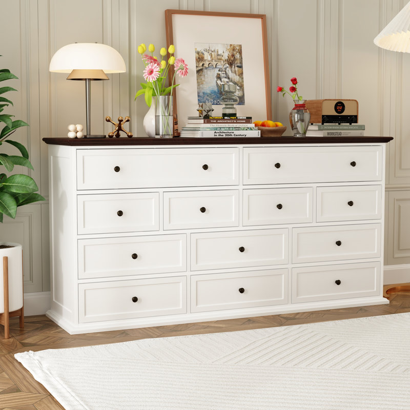 Arnout 61“ W 12 - Drawer Double Dresser