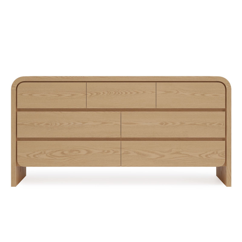 Commode 7 tiroirs Nori, Bois d'œuvre