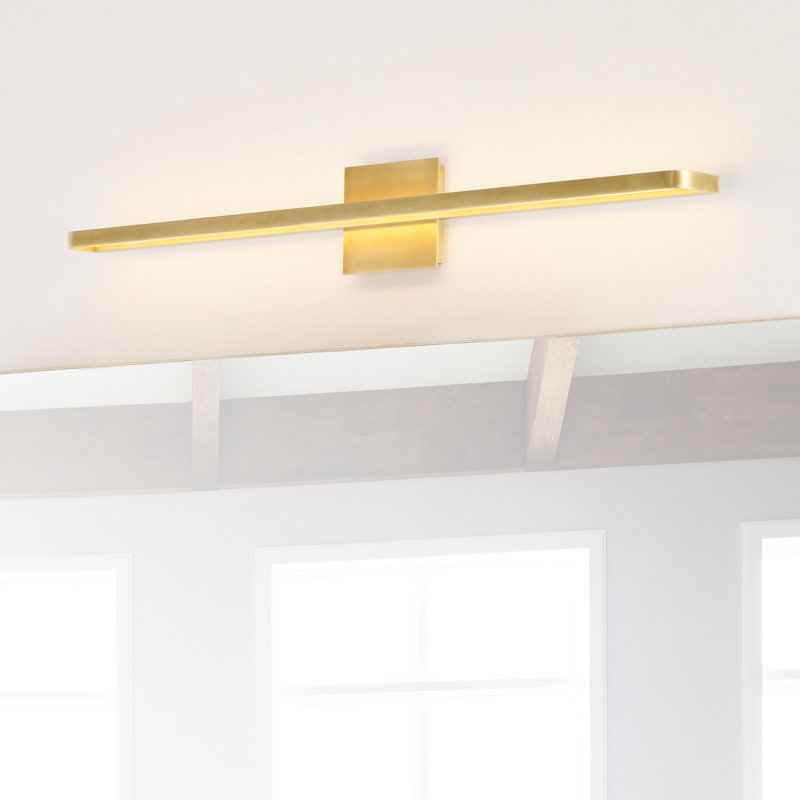 Banda 1 - Light LED Bath Bar, Natural Brass