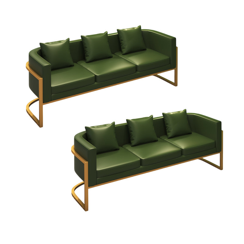 Banc rembourré en similicuir Casual
