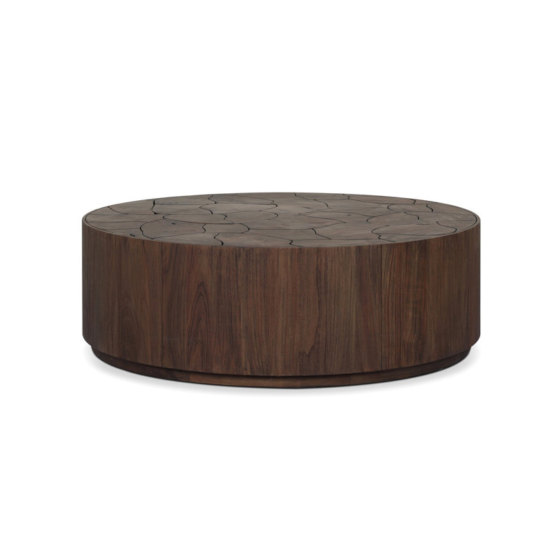 Ridge Outdoor Coffee Table-Stained Saddle Brown