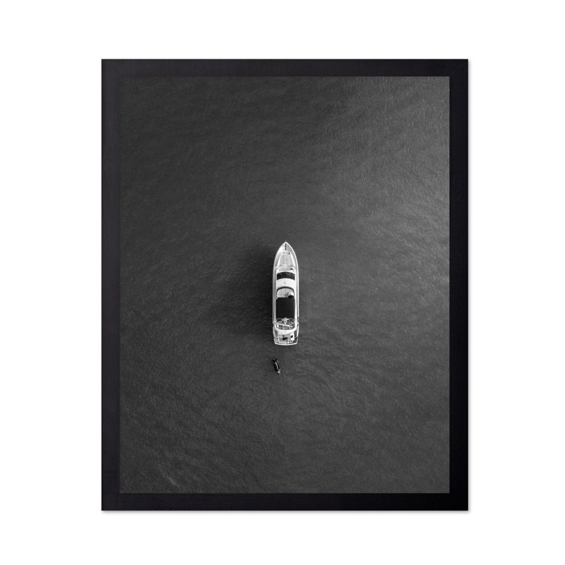 Voilier sur une mer calme, Sans cadre, Affiche, H 12 po x l 16 po