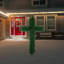 Pin de Noël en croix non éclairé