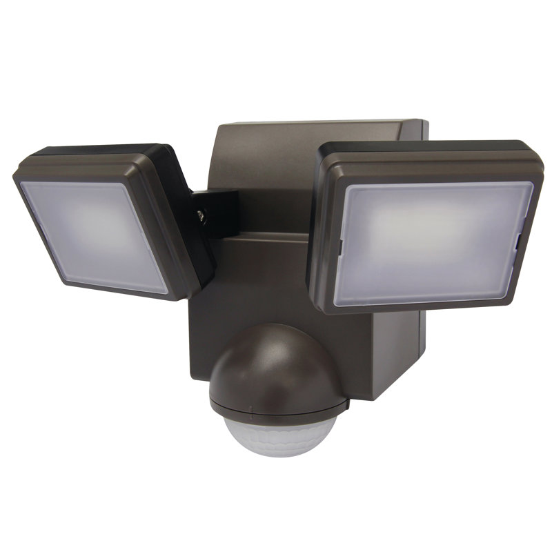 IQ America Motion Security Flood Light 700 Lumen, Bronze