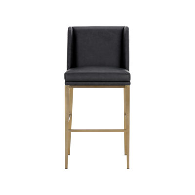 Alexandro Upholstered Stool with Metal Frame