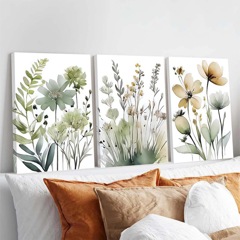 3 Piece Wrapped Canvas Print, 60 cm H x 120 cm W