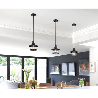 Luminaire suspendu conique 1 lumière Deckard