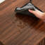 Commode 3 tiroirs en noyer, vague incurvée, imperméable, table de chevet Scratch - Wave, noyer, rangement
