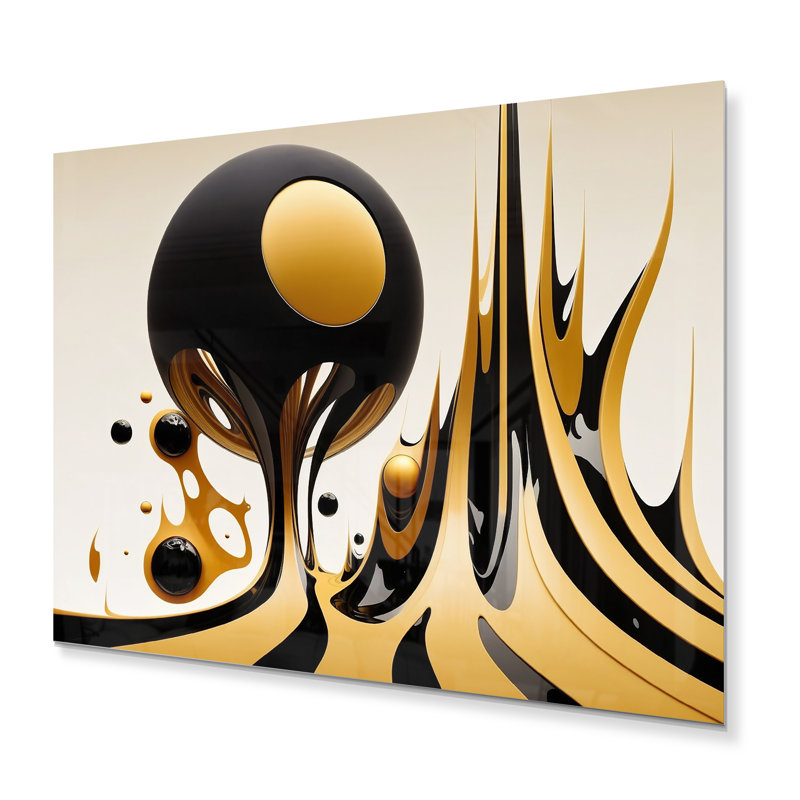 - Décoration murale géométrique moderne en métal, H 12 po x l 20 po x P 1 po