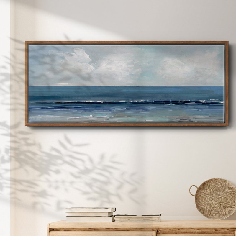 Blue Seas- Framed Canvas
