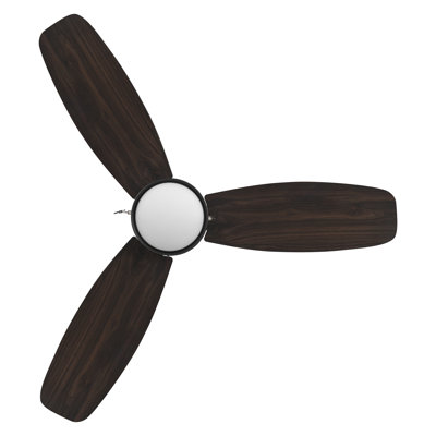 Ventilateur de plafond 52 pales 52 po avec chaîne à tirer et chaîne réversible avec lumière