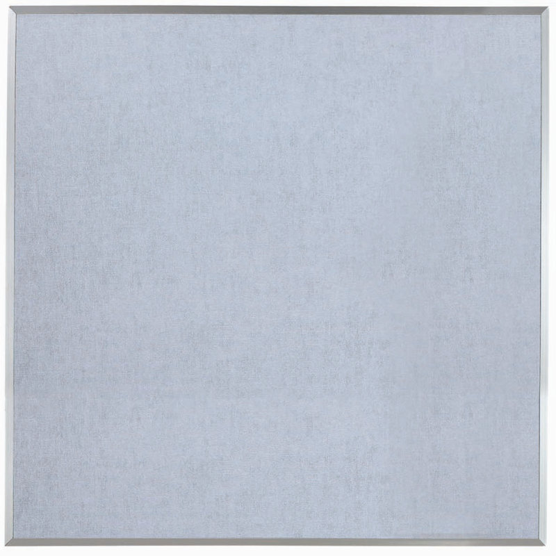 Burlap Wall Vinyl Bulletin Board, 18" x 24", Blue