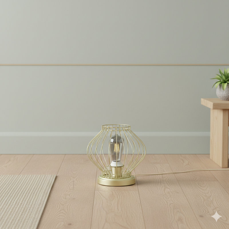 Lampe de table en métal 9,5 po