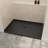48" x 32" in Shower Base,resin and fiberglass,Center Drain Single-Threshold Shower Pan,Black Vein