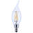 4 Watt (40 Watt Equivalent), CA10 LED, Dimmable Light Bulb, E12/Candelabra Base-72491905