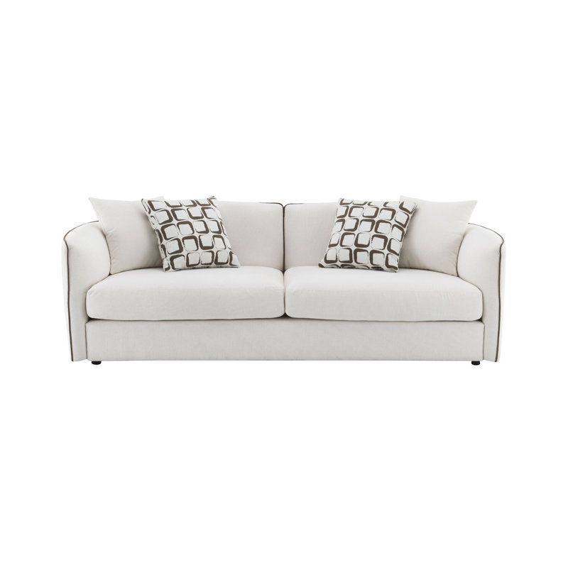 Upholstered 91 " Chenille Sofa