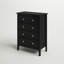 Commode en bois massif 4 tiroirs Daniel
