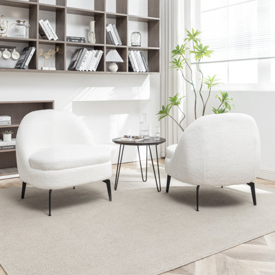 Fauteuil demi-tonneau rembourré Bula