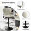 Higginsport Swivel Upholstered Adjustable Height Counter Stool with Metal Frame-1605206681