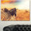 «Zebras Herd in Field at Sunset», art africain