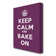 Keep Calm And Bake On - Wrapped Canvas Print