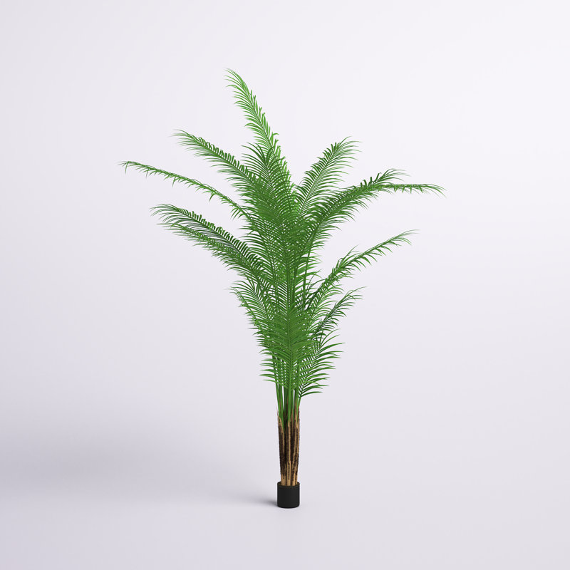Palmier aréca artificiel en pot, H 96 po x l 48 po x P 48 po