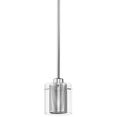 Luminaire suspendu cylindrique unique à 1 lumière Audino