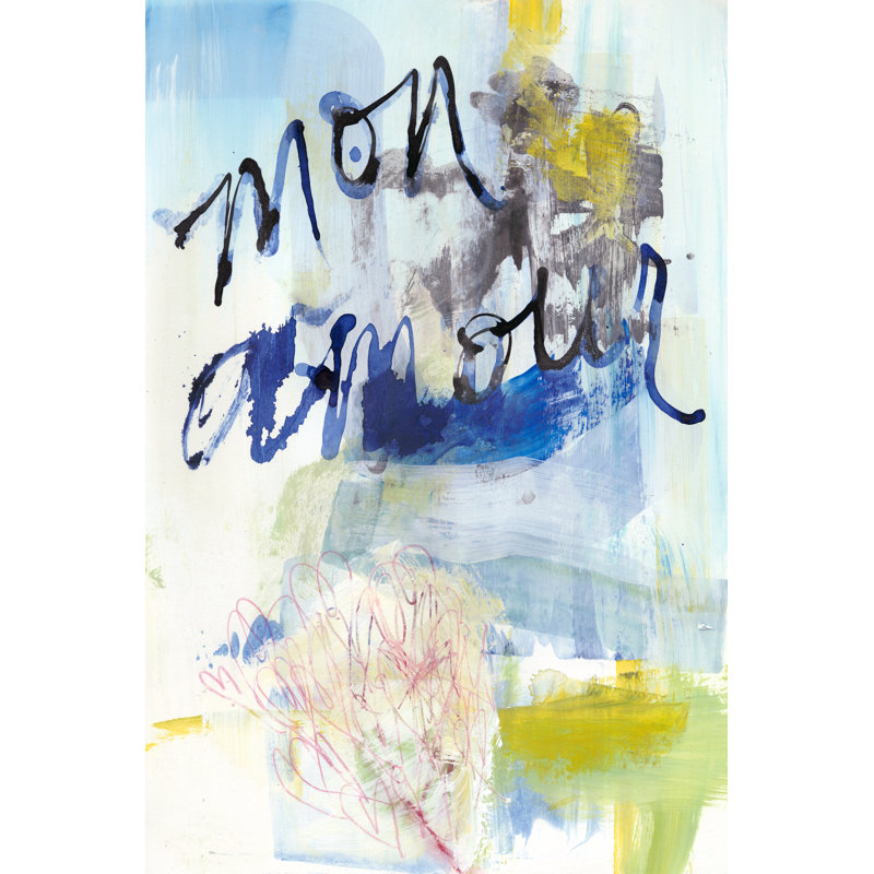 Mon Amour by Jodi Fuchs - Painting on Canvas, Wrapped Canvas, 91 cm H x 61 cm W